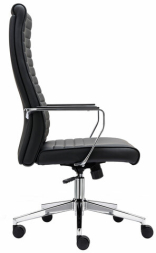 Кресло BRABIX PREMIUM Solo EX-730, алюминий, хром, экокожа, черное, 532936