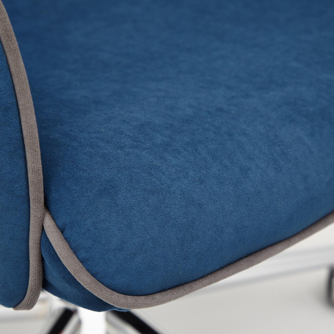 Кресло CHARM флок , синий, 32