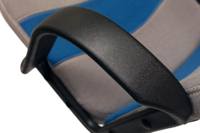 Кресло BAGGI ткань, серый/синий, С27/С24