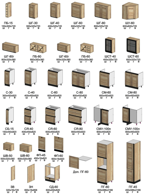 Шкаф Сити ШВ-50 под вытяжку (500*320*360)