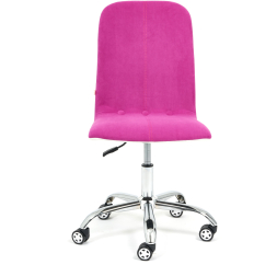 Кресло RIO флок/кож/зам , фиолетовый/белый, 138/36-01