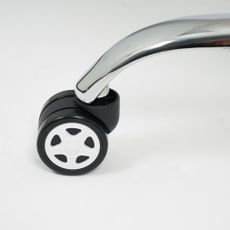 Кресло RIO флок/кож/зам , фиолетовый/белый, 138/36-01