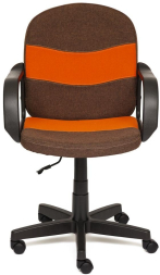 Кресло BAGGI ткань, коричневый/оранжевый, 3М7-147/С23