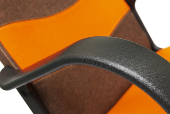 Кресло BAGGI ткань, коричневый/оранжевый, 3М7-147/С23