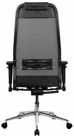 Кресло МЕТТА &quot;ErgoLife&quot; 10 B1-104D, хром, синхромеханизм, 2D-подлокотники, прочная сетка, черное