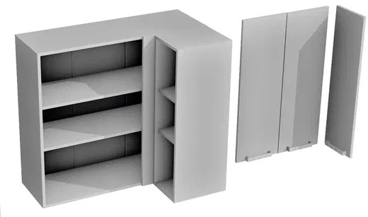 Верхний шкаф ВПУ-1000 Лотос