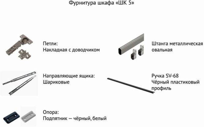 Шкаф 3-створчатый ШК 5 (1200) Цемент светлый/Белый шагрень