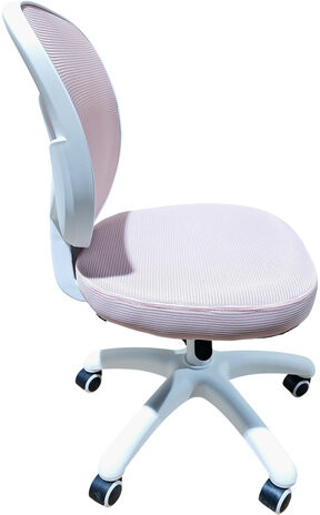 Кресло детское BRABIX KIDS "MG-230", без подлокотников, сетка/ткань TW, розовое, 533319