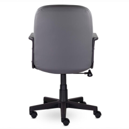 Кресло BRABIX &quot;Top MG-333&quot;, с подлокотниками, кожзам, серое, 532555