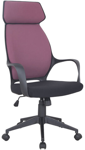 Кресло офисное BRABIX PREMIUM &quot;Galaxy EX-519&quot;, ткань, черное/терракотовое, 531570