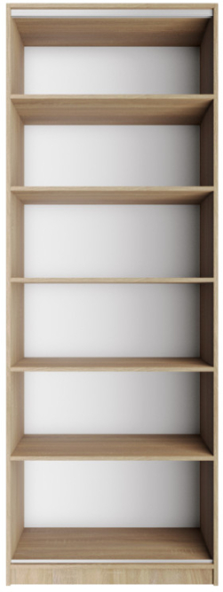 Шкаф Локер 2-х дверный (Гармошка Push to Open) Белый снег