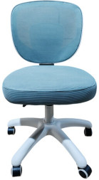 Кресло детское BRABIX KIDS "MG-230", без подлокотников, сетка/ткань TW, голубое, 533320