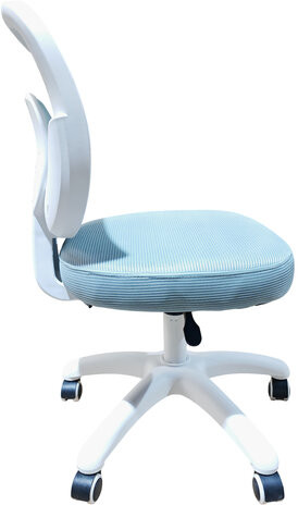 Кресло детское BRABIX KIDS "MG-230", без подлокотников, сетка/ткань TW, голубое, 533320