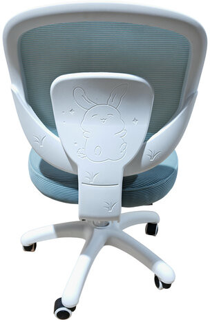Кресло детское BRABIX KIDS "MG-230", без подлокотников, сетка/ткань TW, голубое, 533320