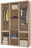 Шкаф 3-х дверный Анталия (Горизонт)