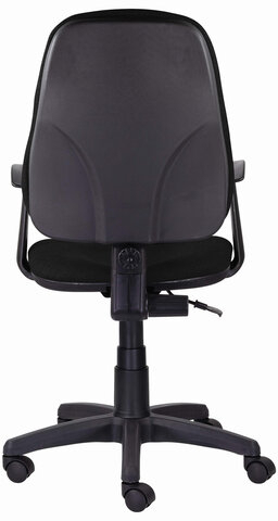 Кресло BRABIX &quot;Comfort MG-321&quot;, регулируемая эргономичная спинка, ткань, черное, 532556