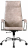 Кресло офисное МЕТТА "L1m 42", хром, сиденье и спинка мягкие, велюр, бежевое