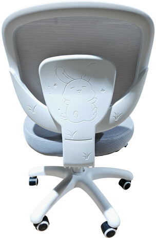 Кресло детское BRABIX KIDS "MG-230", без подлокотников, сетка/ткань TW, серое, 533321