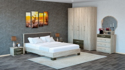 Кровать Версаль-2  КД 2.7 (щит ЛДСП)