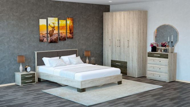 Кровать Версаль-2  КД 2.7 (щит ЛДСП)