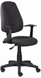 Кресло BRABIX &quot;Comfort MG-321&quot;, регулируемая эргономичная спинка, ткань, серое, 532557