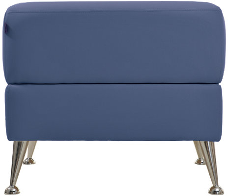 Кресло мягкое &quot;Норд&quot;, &quot;V-700&quot;, 820х720х730 мм, c подлокотниками, экокожа, голубое