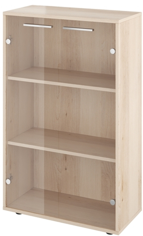 Шкаф никзий со стеклом   КЦ36