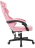 Кресло компьютерное BRABIX &#039;&#039;Shooter GM-123&#039;&#039;, 2 подушки, ткань, розовое/серое, 533213