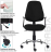 Кресло BRABIX "Comfort MG-322", хром, регулируемая эргономичная спинка, ткань, черное, 532558