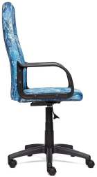 Кресло LEADER ткань, принт &quot;Карта на синем&quot;