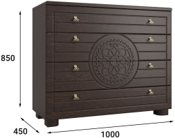 Комод «Монблан» МБ-37К венге