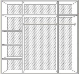 Шкаф 4х дверный Катя