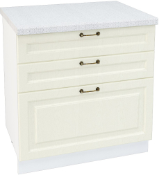 Шкаф нижний 3 ящика Кухня Ницца ШН3Я 800