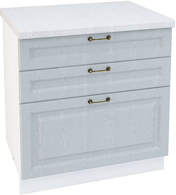 Шкаф нижний 3 ящика Кухня Ницца ШН3Я 800