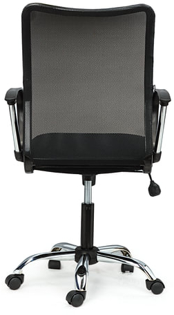 Кресло BRABIX &quot;Spring MG-308&quot;, с подлокотниками, хром, ткань черная TW, 531403