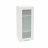 Шкаф верхний высокий со стеклом с 1 ств. Кухня Валерия ШВС 409 (глянец)