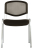 Стул для персонала и посетителей BRABIX &quot;Iso NET CF-006&quot;, хромированный каркас, черный, 531982