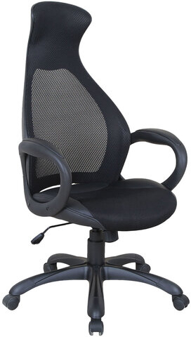 Кресло офисное BRABIX PREMIUM &quot;Genesis EX-517&quot;, пластик черный, ткань/экокожа/сетка черная, 531574