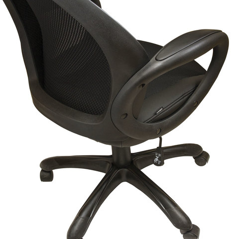 Кресло офисное BRABIX PREMIUM &quot;Genesis EX-517&quot;, пластик черный, ткань/экокожа/сетка черная, 531574