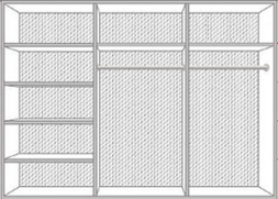 Шкаф 6-ти дверный Катя