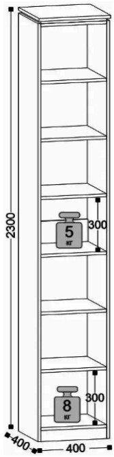 Пенал Джулия 6
