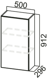 Шкаф навесной Ш500 Грейвуд