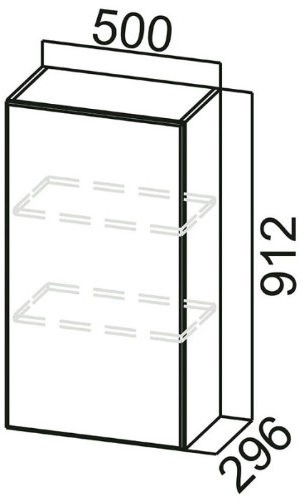 Шкаф навесной Ш500 Грейвуд
