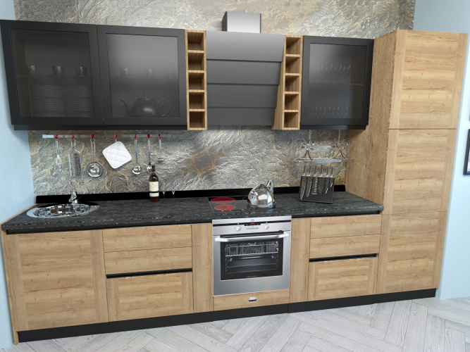 Шкаф Сити ШГ-60Г навесной горизонтальный (600*320*360)