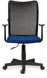 Кресло BRABIX &quot;Spring MG-307&quot;, с подлокотниками, комбинированное синее/черное TW, 531404