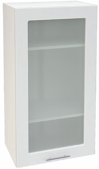 Шкаф верхний высокий со стеклом с 1 ств. Кухня Валерия ШВС 509 (глянец)