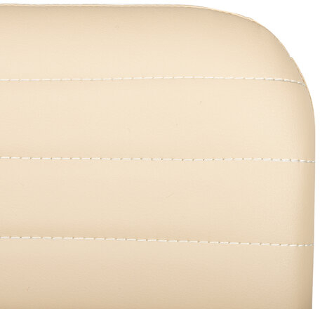 Кресло для приемных и переговорных BRABIX &quot;Visit CF-101&quot;, хром, экокожа, бежевое, 532560