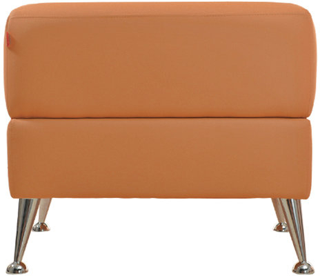 Кресло мягкое &quot;Норд&quot;, &quot;V-700&quot;, 820х720х730 мм, c подлокотниками, экокожа, оранжевое