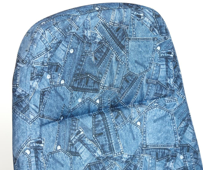 Кресло LEADER ткань, принт &quot;Джинса&quot;