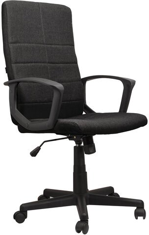 Кресло офисное BRABIX &quot;Focus EX-518&quot;, ткань, черное, 531575